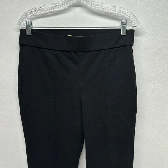 Anne Klein Tregging Trouser Leggings Skinny Career Pants in Black Size Large - Picture 2 of 7